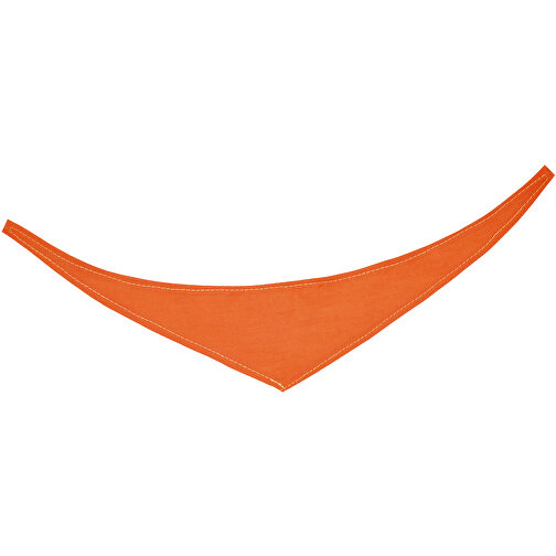 Dreiecktuch , orange, 100% Polyester, 37,00cm x 0,20cm x 9,00cm (Länge x Höhe x Breite), Bild 1