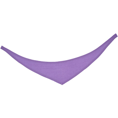 Dreiecktuch , lila, 100% Polyester, 21,50cm x 0,20cm x 6,50cm (Länge x Höhe x Breite), Bild 1
