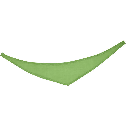 Dreiecktuch , hellgrün, 100% Polyester, 21,50cm x 0,20cm x 6,50cm (Länge x Höhe x Breite), Bild 1