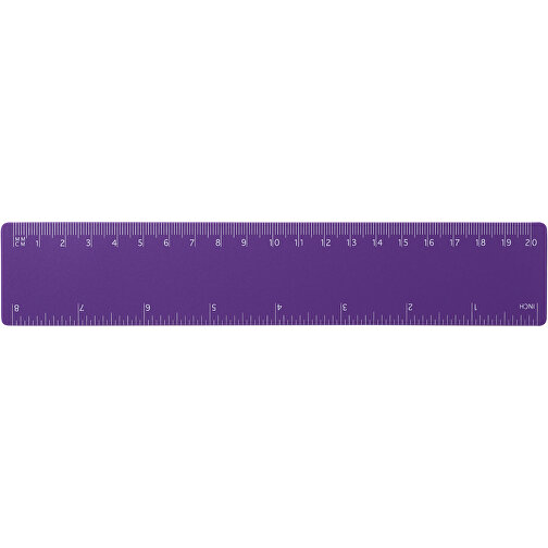 Rothko 20 Cm Kunststofflineal , lila, PP Kunststoff, 20,90cm x 0,10cm x 4,00cm (Länge x Höhe x Breite), Bild 1