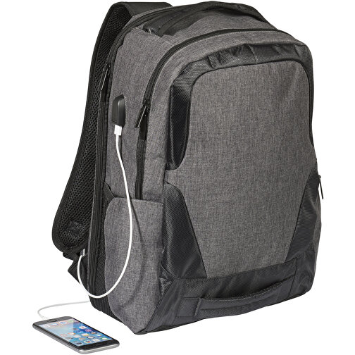 Plecak na laptop Overland 17' TSA z portem USB, Obraz 3