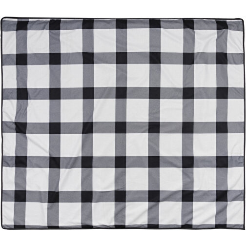 Buffalo Picknickdecke , weiß / schwarz / grau, Polyester, 180 g/m2, 145,00cm x 127,00cm (Höhe x Breite), Bild 4