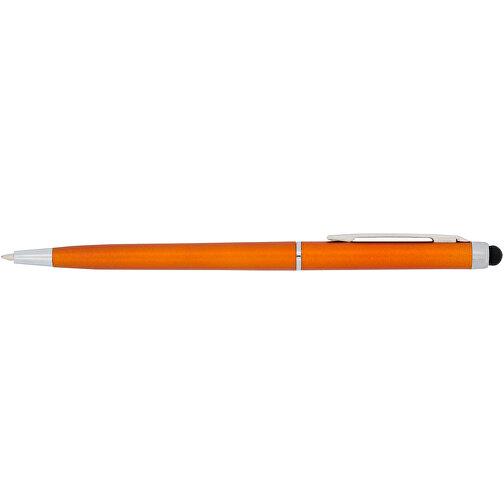 Valeria ABS Kugelschreiber Mit Stylus , orange, ABS Kunststoff, Stahl, 13,00cm (Länge), Bild 7