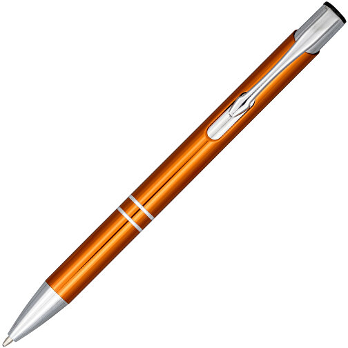 Moneta Druckkugelschreiber Aus Eloxiertem Aluminium , orange, Aluminium, ABS Kunststoff, 13,50cm (Höhe), Bild 2