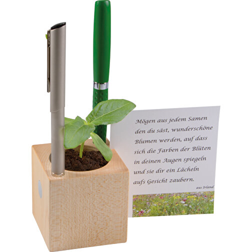 Plant Wood Office - Daisy, 1 side laserskåret, Bilde 2