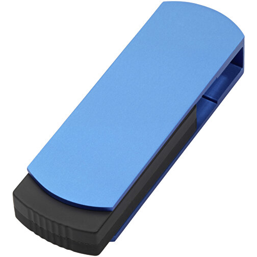 USB-Stick COVER 1GB , Promo Effects MB , blau MB , 1 GB , Kunststoff/Aluminium MB , 3 - 10 MB/s MB , 5,40cm x 0,85cm x 1,70cm (Länge x Höhe x Breite), Bild 1