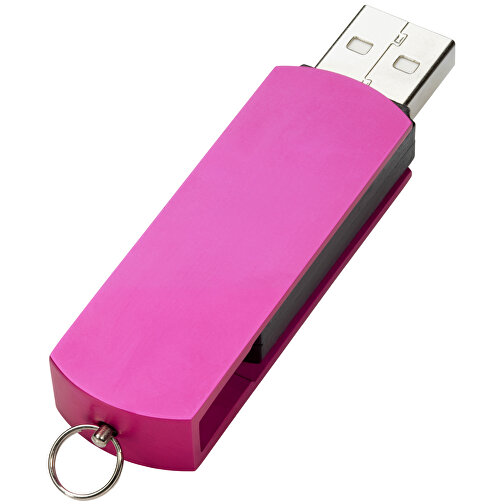 USB-Stick COVER 8GB , Promo Effects MB , magenta MB , 8 GB , Kunststoff/Aluminium MB , 3 - 10 MB/s MB , 5,40cm x 0,85cm x 1,70cm (Länge x Höhe x Breite), Bild 3