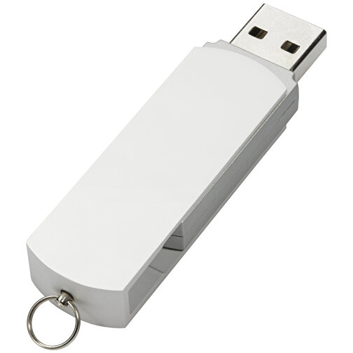 USB-Stick COVER 8GB , Promo Effects MB , silber MB , 8 GB , Kunststoff/Aluminium MB , 3 - 10 MB/s MB , 5,40cm x 0,85cm x 1,70cm (Länge x Höhe x Breite), Bild 3