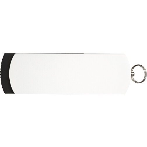 USB-Stick COVER 8GB , Promo Effects MB , silber / schwarz MB , 8 GB , Kunststoff/Aluminium MB , 3 - 10 MB/s MB , 5,40cm x 0,85cm x 1,70cm (Länge x Höhe x Breite), Bild 4