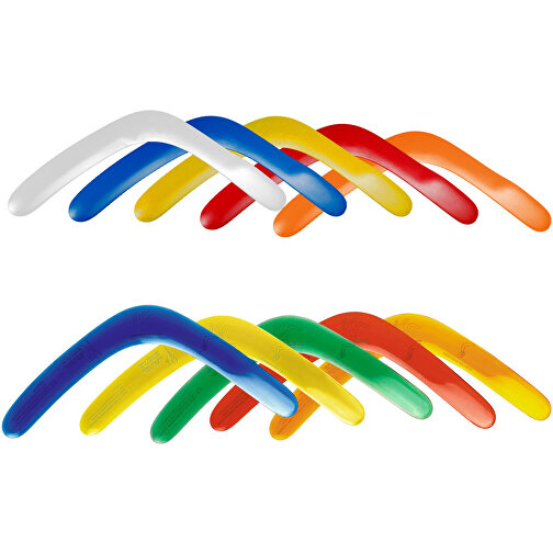 Bumerang 'Maxi' , standard-blau PP, Kunststoff, 41,00cm x 0,60cm x 4,30cm (Länge x Höhe x Breite), Bild 2