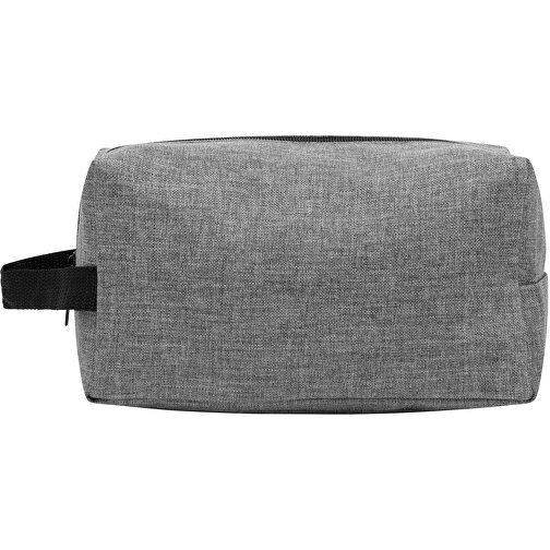 Kulturtasche DONEGAL WASH , grau, schwarz, 600D Polyester, 24,00cm x 12,50cm x 12,50cm (Länge x Höhe x Breite), Bild 4