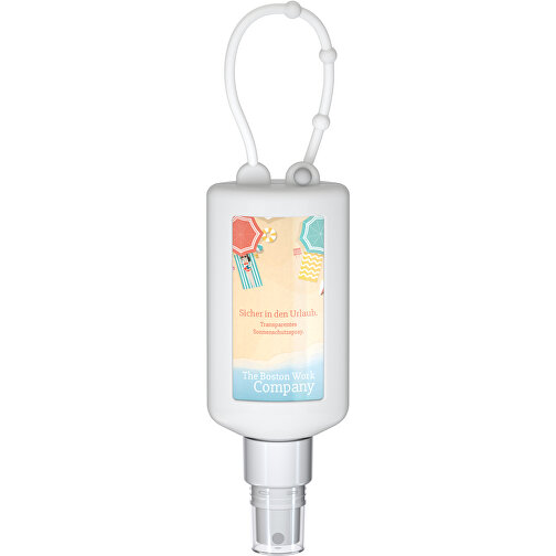 Solskyddsspray (SPF30), 50 ml Bumper frost, Body Label (R-PET), Bild 2