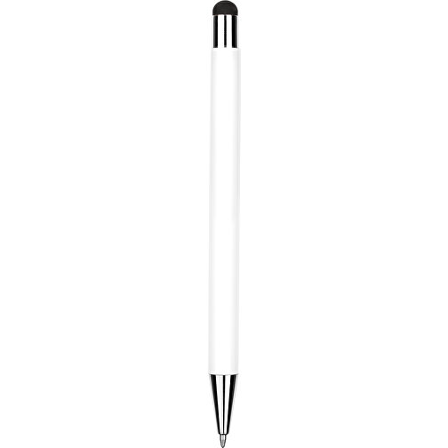 Kugelschreiber Philadelphia , Promo Effects, weiss/schwarz, Aluminium, 13,50cm x 0,80cm (Länge x Breite), Bild 5