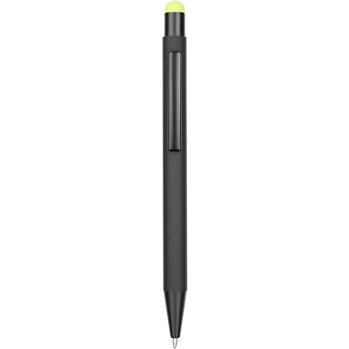Kugelschreiber Colorado , Promo Effects, schwarz/grün, Aluminium, 13,50cm x 0,80cm (Länge x Breite), Bild 2