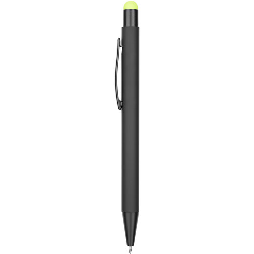 Kugelschreiber Colorado , Promo Effects, schwarz/grün, Aluminium, 13,50cm x 0,80cm (Länge x Breite), Bild 3