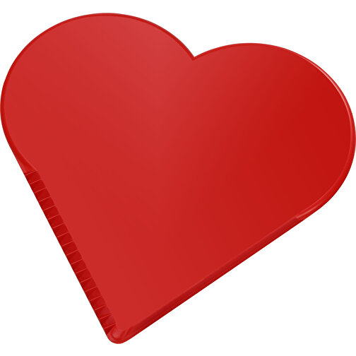 Eiskratzer Herz (rot, PS, 31g) als Werbegeschenke Auf