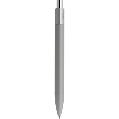 Prodir DS4 Soft Touch PRR Push Kugelschreiber , Prodir, delfingrau / silber poliert, Kunststoff, 14,10cm x 1,40cm (Länge x Breite), Bild 3