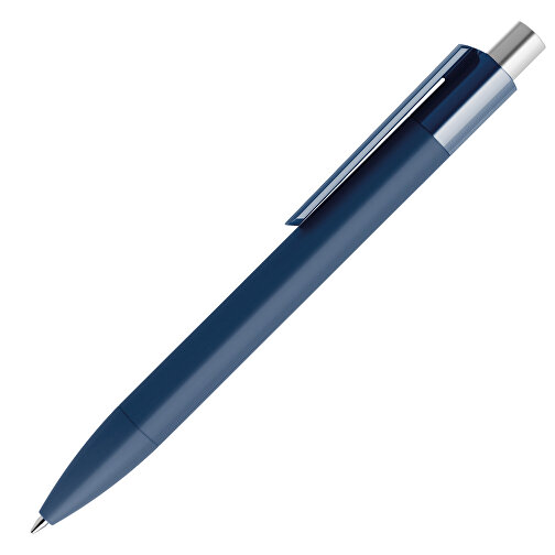 Prodir DS4 Soft Touch PRR Push Kugelschreiber , Prodir, sodalithblau / silber satiniert, Kunststoff, 14,10cm x 1,40cm (Länge x Breite), Bild 4