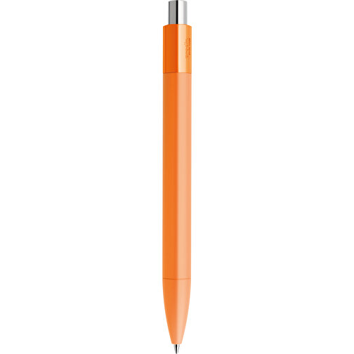 Prodir DS4 Soft Touch PRR Push Kugelschreiber , Prodir, orange / silber poliert, Kunststoff, 14,10cm x 1,40cm (Länge x Breite), Bild 3