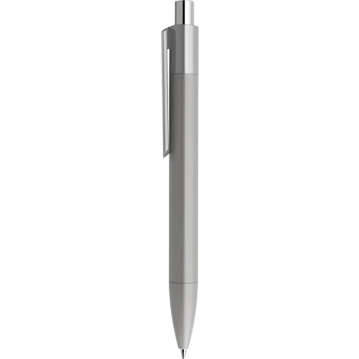 Prodir DS4 PMM Push Kugelschreiber , Prodir, delfingrau / silber poliert, Kunststoff, 14,10cm x 1,40cm (Länge x Breite), Bild 2