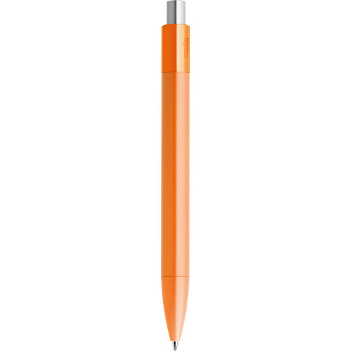Prodir DS4 PMM Push Kugelschreiber , Prodir, orange / silber satiniert, Kunststoff, 14,10cm x 1,40cm (Länge x Breite), Bild 3