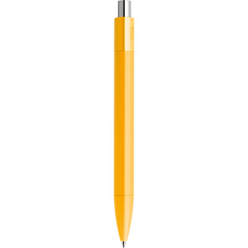 Prodir DS4 PMM Push Kugelschreiber , Prodir, gelb / silber poliert, Kunststoff, 14,10cm x 1,40cm (Länge x Breite), Bild 3