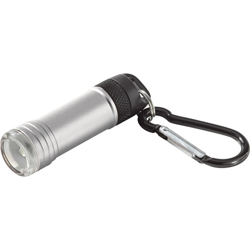 Magnetische Taschenlampe Survival , silber, Metall, 6,40cm (Höhe), Bild 1