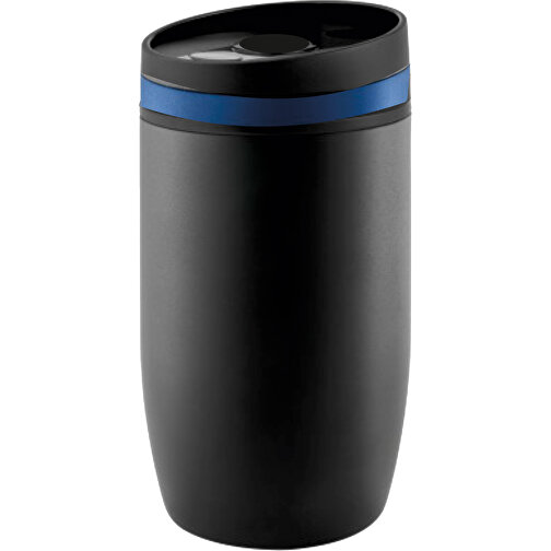 Taza de vacío Metmaxx® 'CremaOfficinaNero' negro/azul, Imagen 1