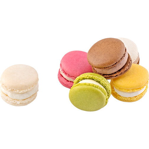 Macaron-Stange Mit Schleifen - Sechs Bunte Macarons (60 G) , Gemischt, 42,00cm x 4,00cm x 5,50cm (Länge x Höhe x Breite), Bild 3