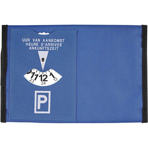CreativDesign Wagenpapiertasche 'Store&Time' Schwarz/blau , schwarz / blau, Nylon / PU, 24,50cm x 16,00cm (Länge x Breite), Bild 2