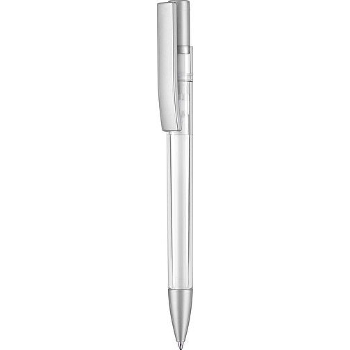 Kugelschreiber STRATOS TRANSPARENT SI , Ritter-Pen, transparent, ABS-Kunststoff, 1,70cm (Länge), Bild 1