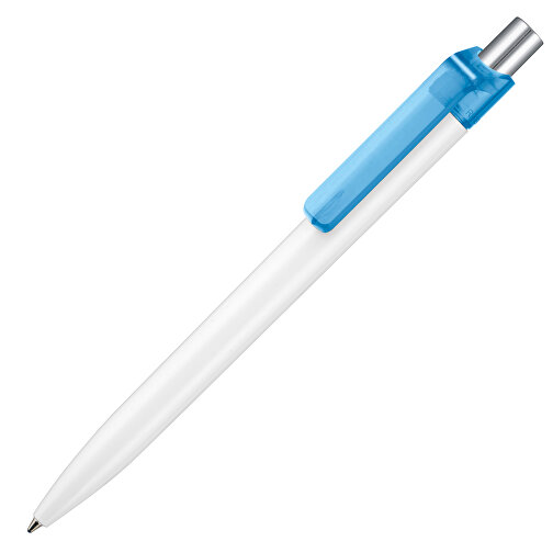 Kugelschreiber INSIDER STM , Ritter-Pen, caribic-blau /weiß, ABS-Kunststoff, 0,90cm (Länge), Bild 2