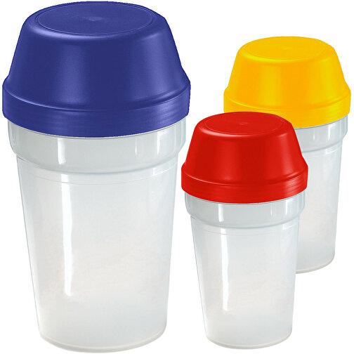 Shaker 'Multi' 0,3 L , transparent/standard-blau PP, Kunststoff, 15,60cm (Höhe), Bild 2