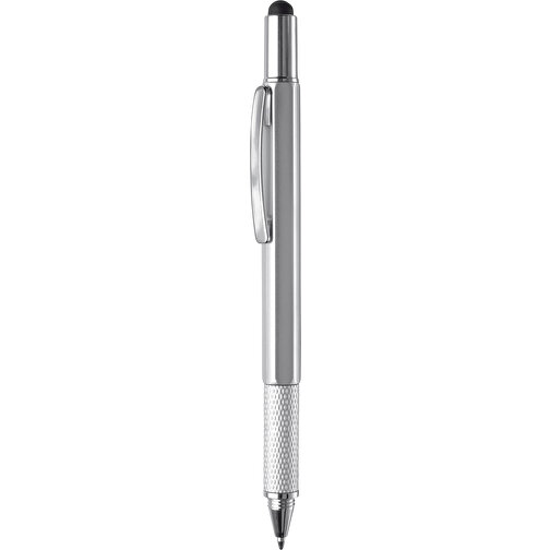 Kugelschreiber Mit Werkzeug Build-it , silber, ABS & Metall, 14,80cm (Länge), Bild 1