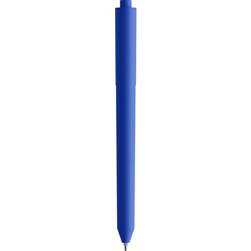 Pigra P03 Push Kugelschreiber , dunkelblau, ABS-Kunststoff, 14,00cm x 1,30cm (Länge x Breite), Bild 2
