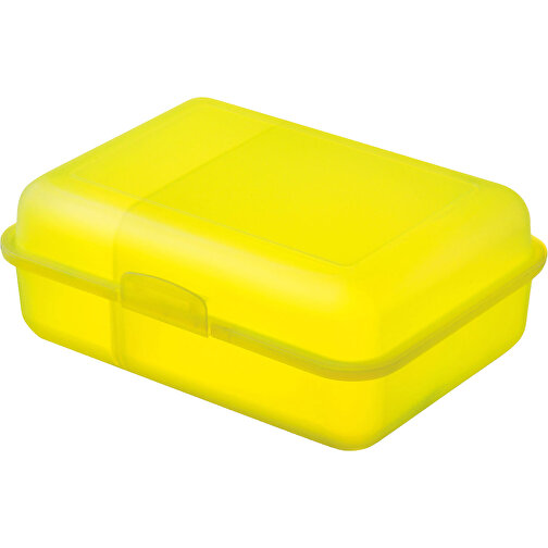 Vorratsdose 'Pausen-Box' , trend-gelb PP, Kunststoff, 17,50cm x 6,90cm x 12,80cm (Länge x Höhe x Breite), Bild 1