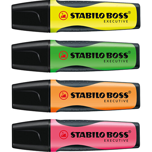 STABILO BOSS EXECUTIVE Leuchtmarkierer , Stabilo, gelb, Kunststoff, 10,50cm x 1,70cm x 2,70cm (Länge x Höhe x Breite), Bild 2