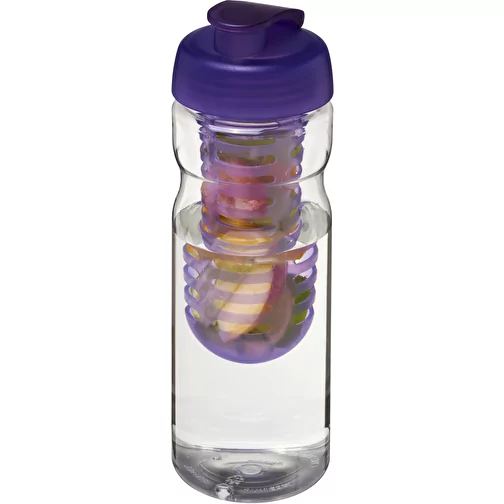 H2O Base® 650 ml sportsflaske og infuser med flipp-lokk, Bilde 1