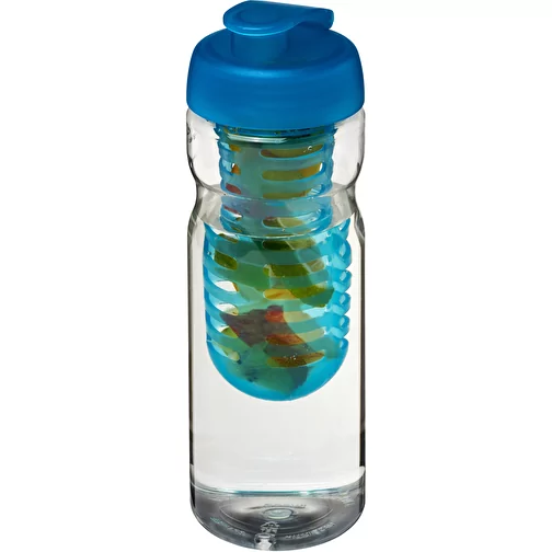 Bouteille de sport et infuseur H2O Base® 650 ml avec couvercle à clapet, Image 1