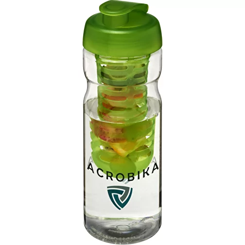 Bouteille de sport et infuseur H2O Base® 650 ml avec couvercle à clapet, Image 1