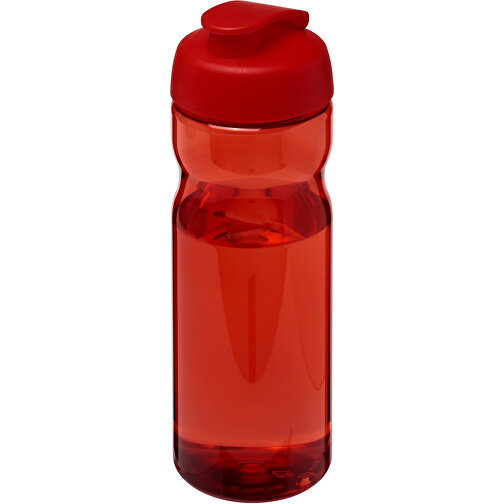 H2O Active® Base 650 Ml Sportflasche Mit Klappdeckel , rot, PET Kunststoff, PP Kunststoff, 22,10cm (Höhe), Bild 1