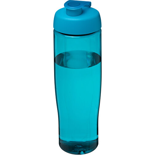 H2O Active® Tempo 700 Ml Sportflasche Mit Klappdeckel , aquablau, PET Kunststoff, PP Kunststoff, 23,70cm (Höhe), Bild 1