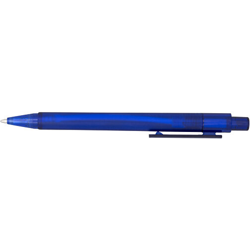 Calypso Kugelschreiber Transparent Matt , blau mattiert, ABS Kunststoff, 13,00cm (Höhe), Bild 4
