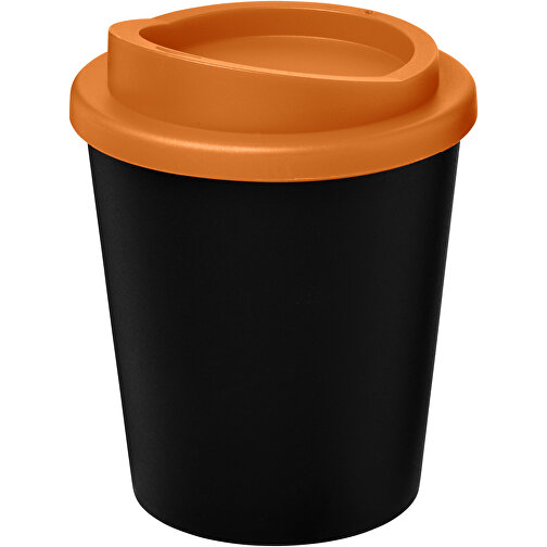 Americano® Espresso 250 Ml Isolierbecher , schwarz / orange, PP Kunststoff, 11,80cm (Höhe), Bild 1
