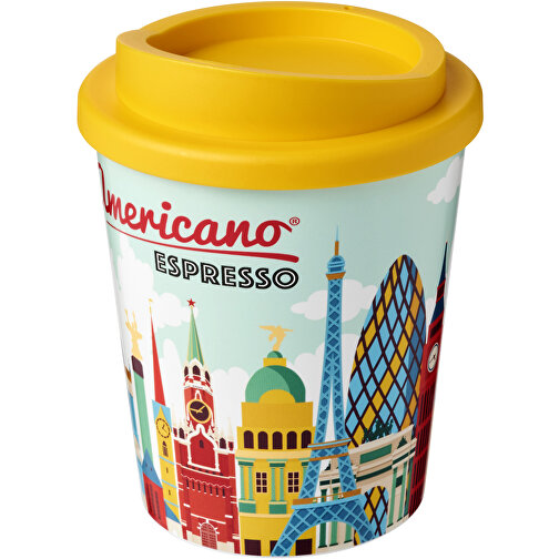 Brite-Americano® Espresso 250 Ml Isolierbecher , gelb, PP Kunststoff, 11,80cm (Höhe), Bild 1