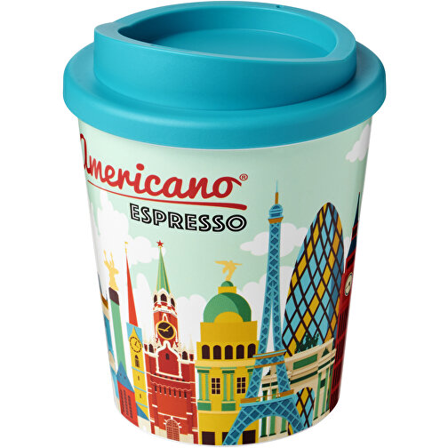 Brite-Americano® Espresso 250 Ml Isolierbecher , aquablau, PP Kunststoff, 11,80cm (Höhe), Bild 1