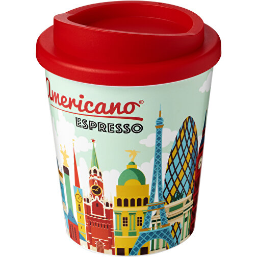 Brite-Americano® Espresso 250 Ml Isolierbecher , rot, PP Kunststoff, 11,80cm (Höhe), Bild 1