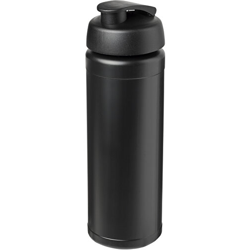 Baseline® Plus Grip 750 Ml Sportflasche Mit Klappdeckel , schwarz, HDPE Kunststoff, PP Kunststoff, 23,60cm (Höhe), Bild 1