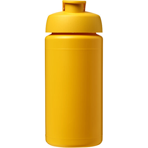 Baseline® Plus Grip 500 Ml Sportflasche Mit Klappdeckel , gelb, HDPE Kunststoff, PP Kunststoff, 18,50cm (Höhe), Bild 3