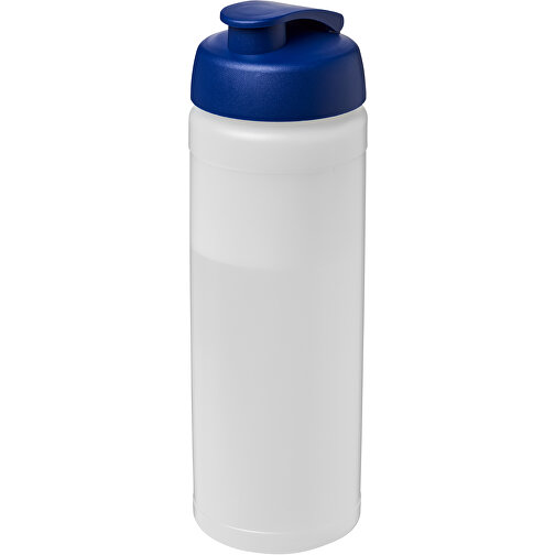 Baseline® Plus 750 Ml Flasche Mit Klappdeckel , transparent / blau, HDPE Kunststoff, PP Kunststoff, 23,60cm (Höhe), Bild 1